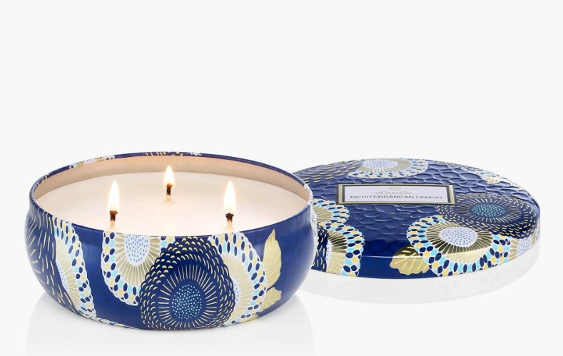 Japonica 3 Wick Tin Candle 12oz