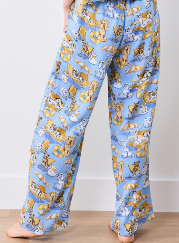 Satin-Palm Royale Pooches (Cerulean Splash)