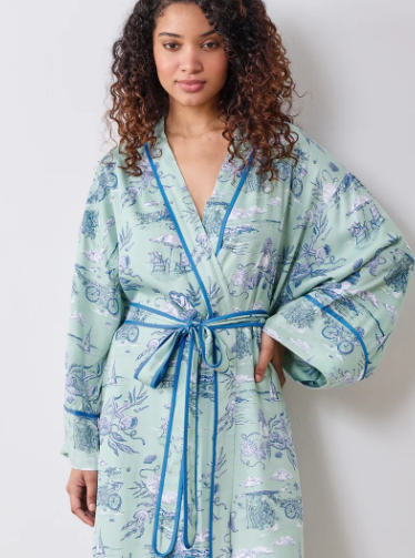 Satin-Mermaid Toile (Seafoam)