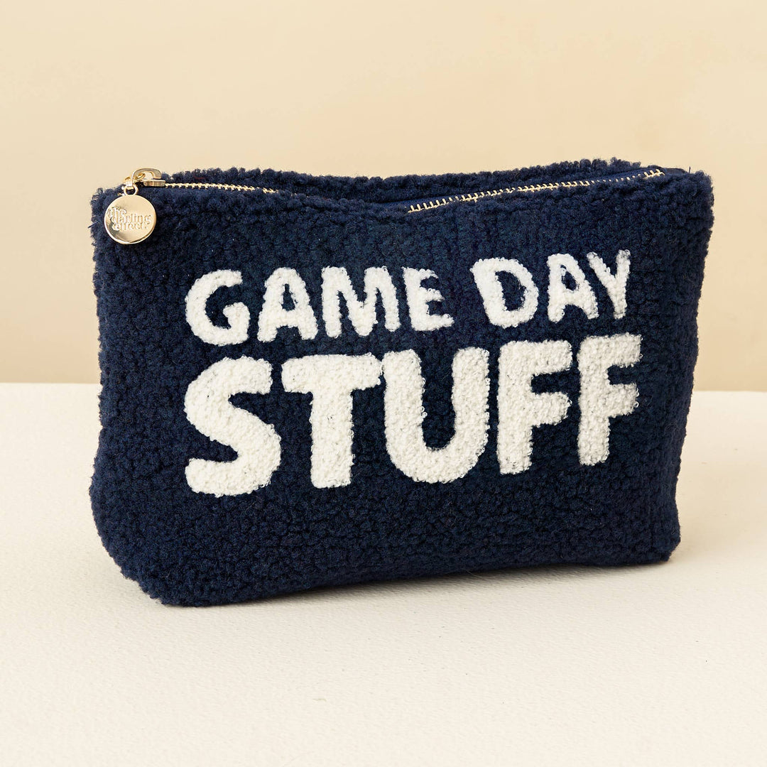 Teddy Pouch-Gameday Stuff: Red