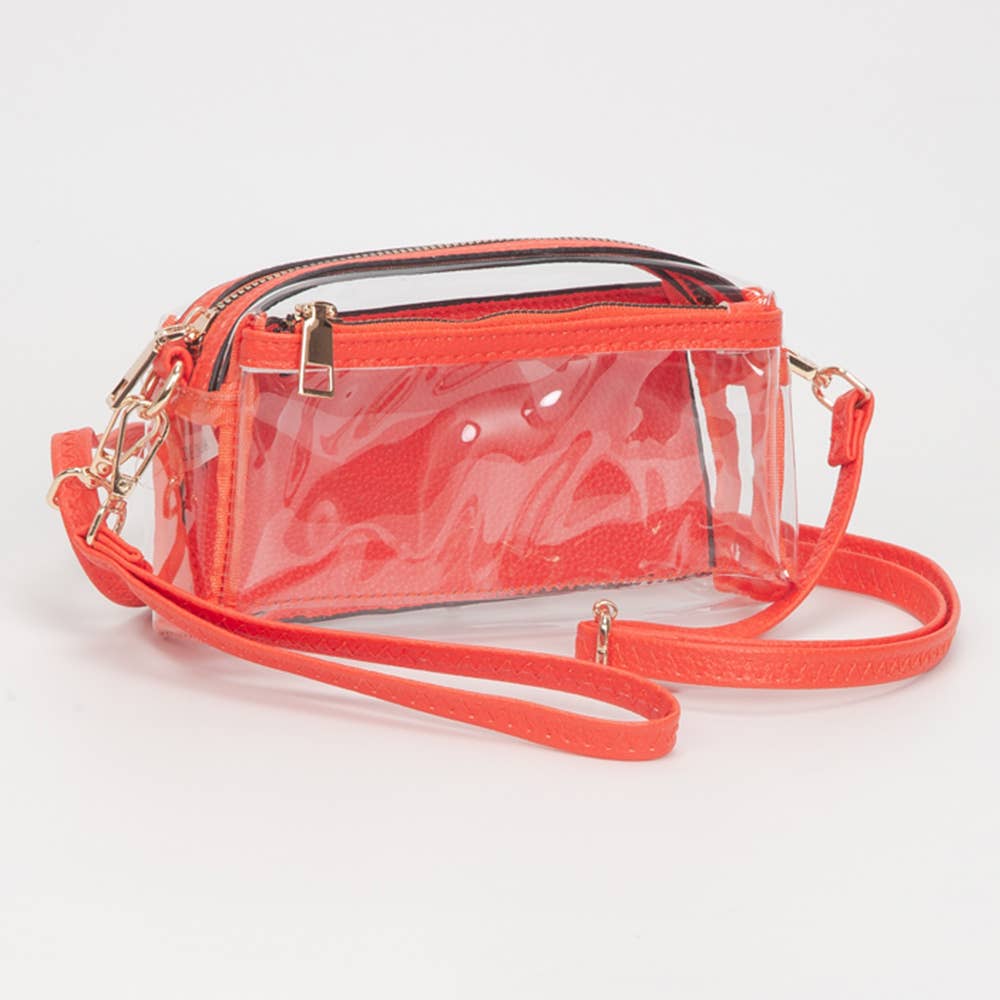 Small Crossbody Bag-Transparent