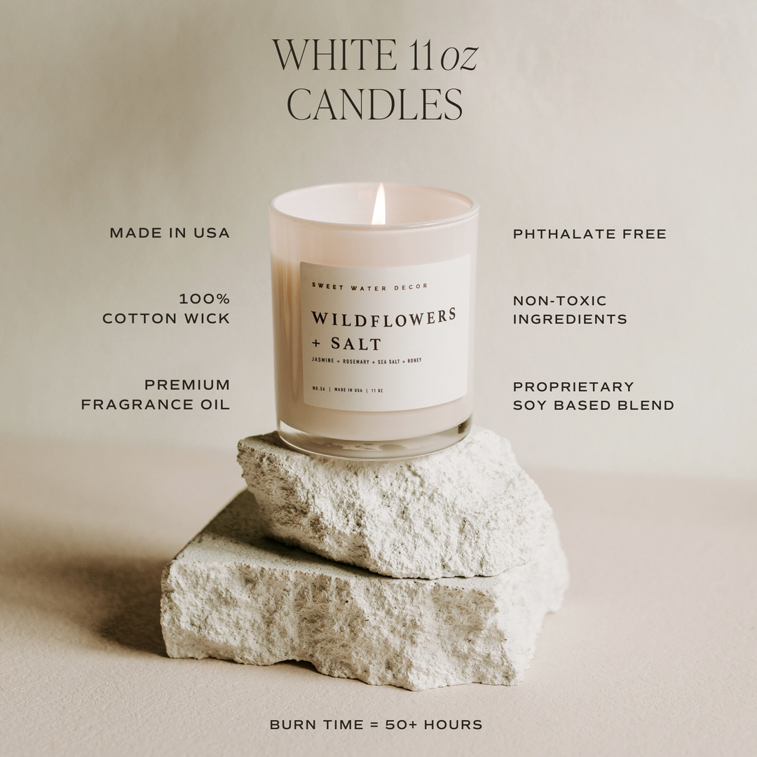 Soy Candle 11oz-Salt & Sea