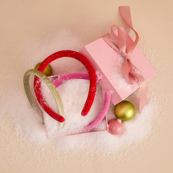 Holiday Velvet Headband-single