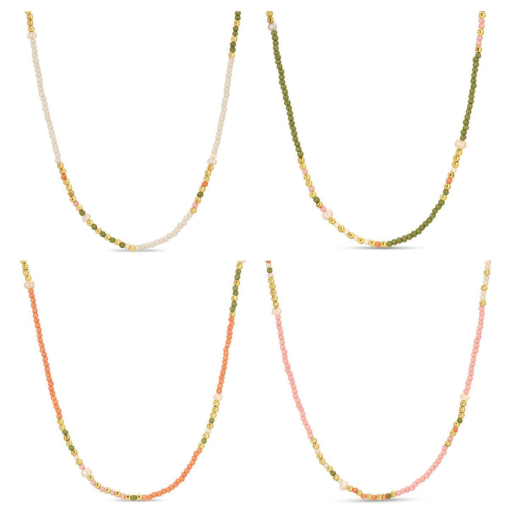 Assorted Seed Bead & Fresh Water Pearl Necklaces