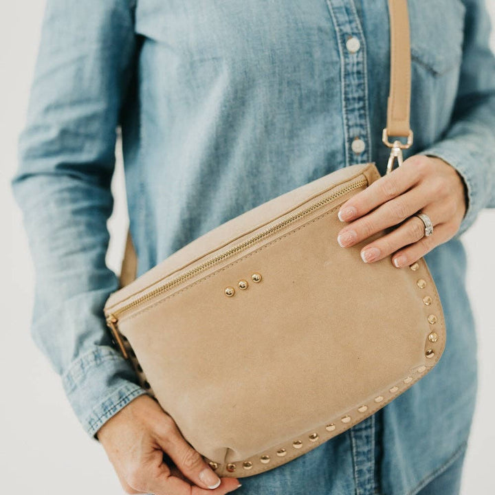 Bum Bag-Sabrina Studded Suede