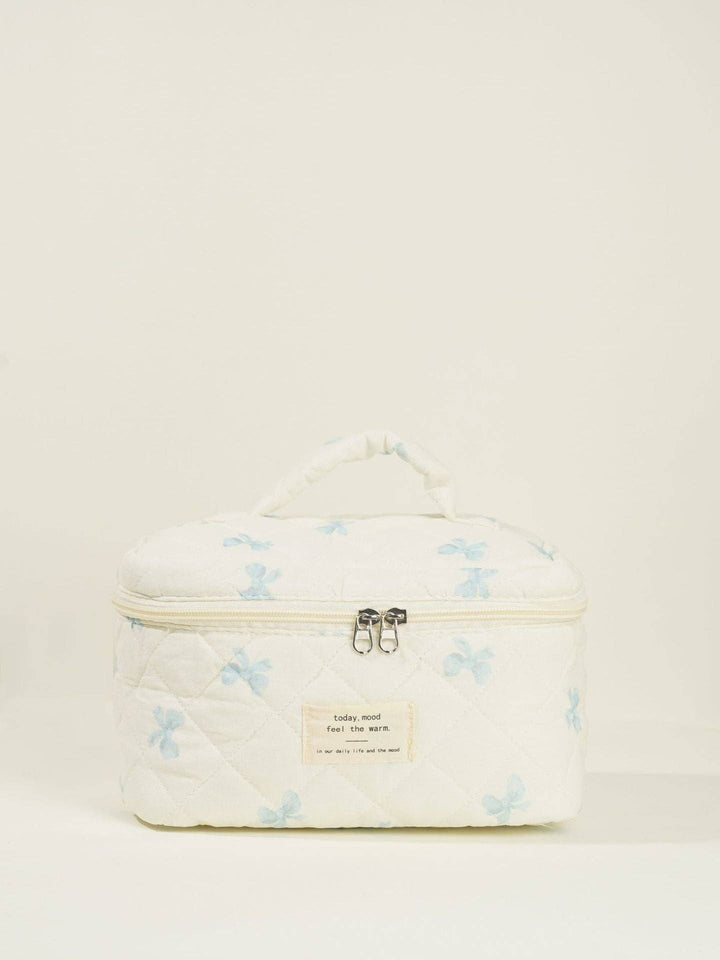 Butterfly Floral Print Puffer Make Up Bag DPB0106