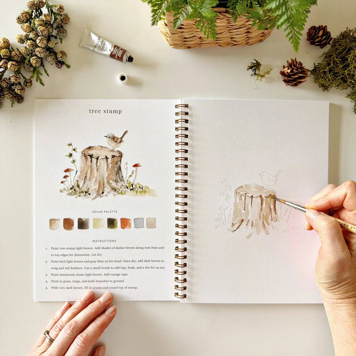 Watercolor Workbook-Woodland