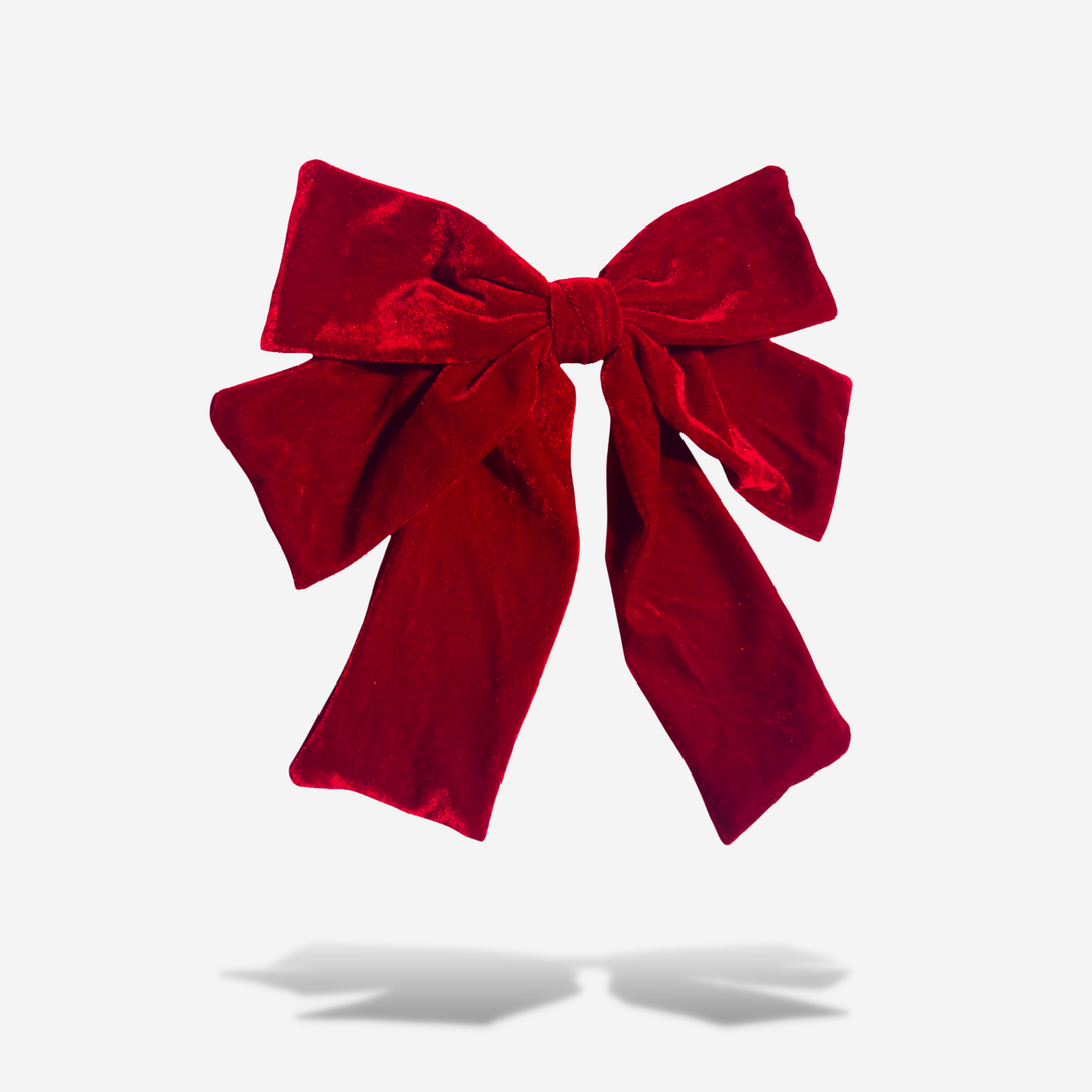Big Velvet Bow: Black