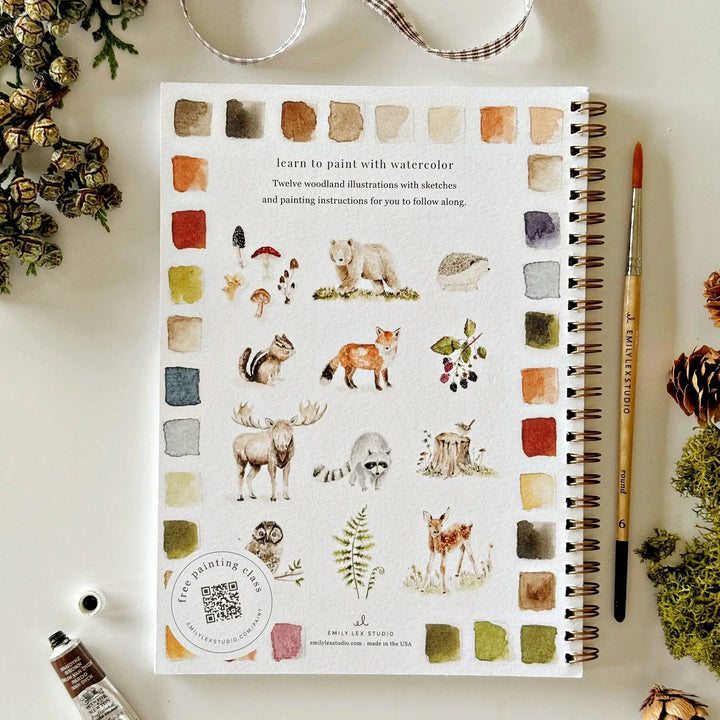Watercolor Workbook-Woodland