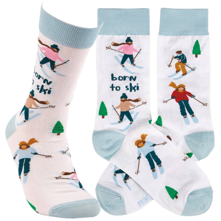 Socks-Born To Ski