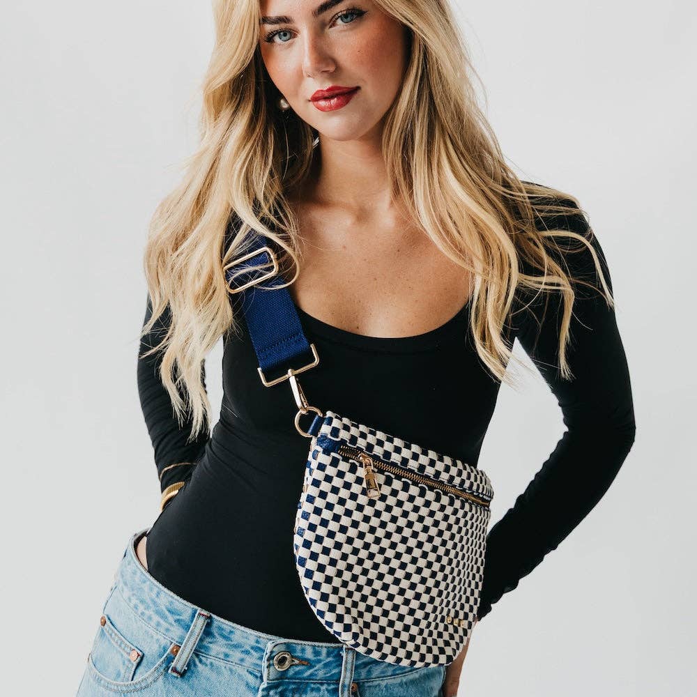 Bum Bag-Westlyn Woven Leather