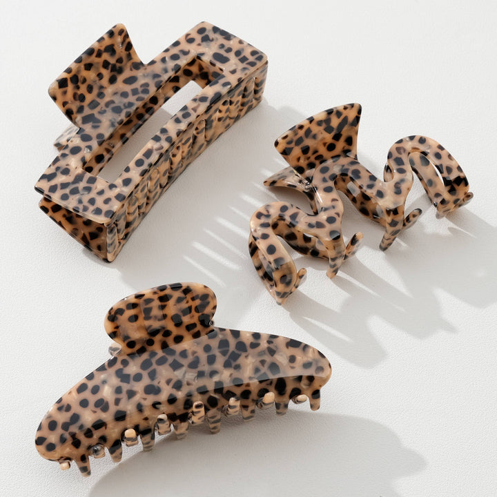 Wild Leopard Large - Assorted Claw Clips
