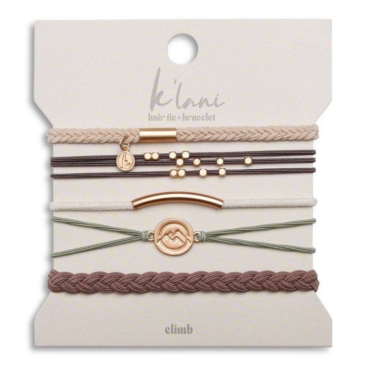 Hair Tie Bracelets-Climb