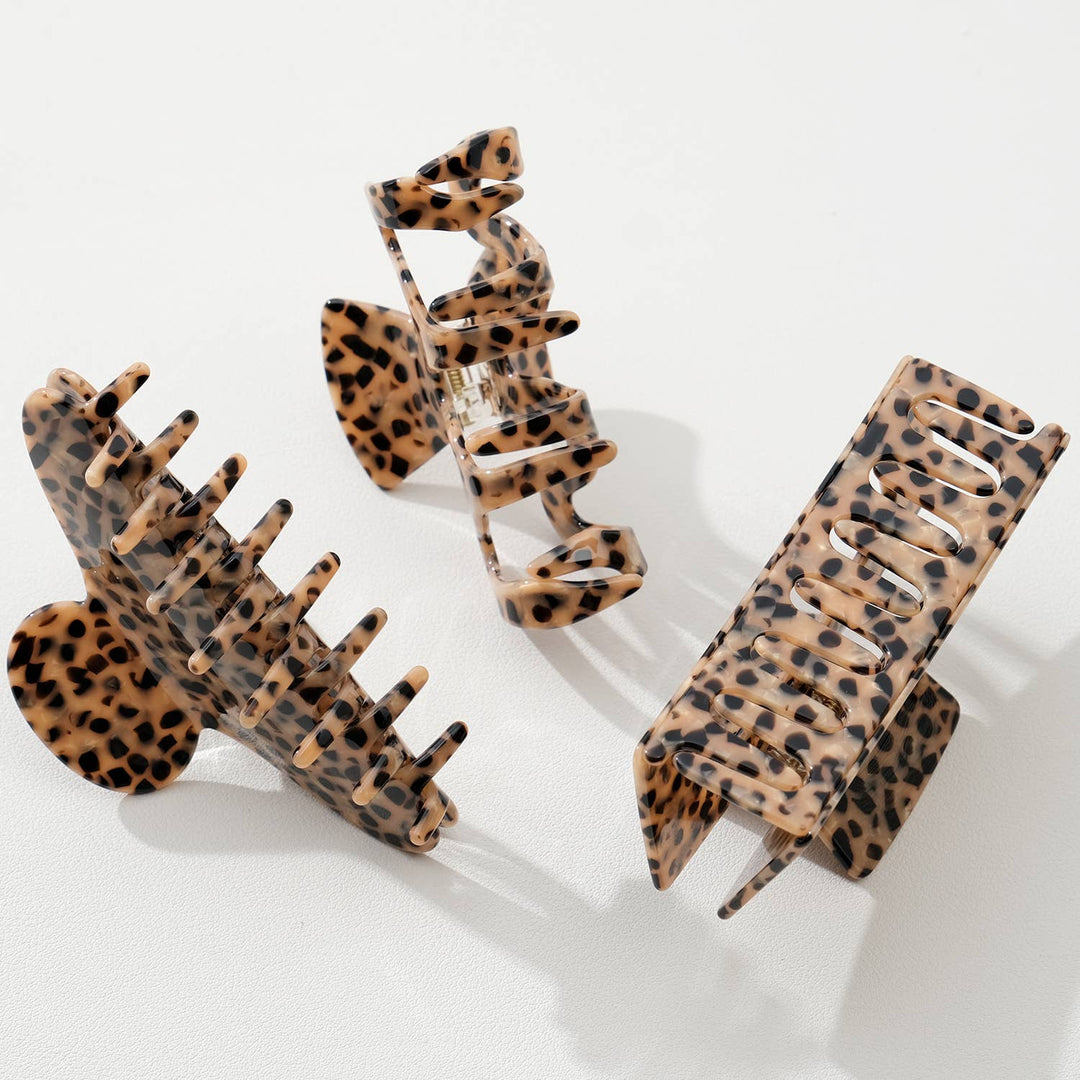 Wild Leopard Large - Assorted Claw Clips