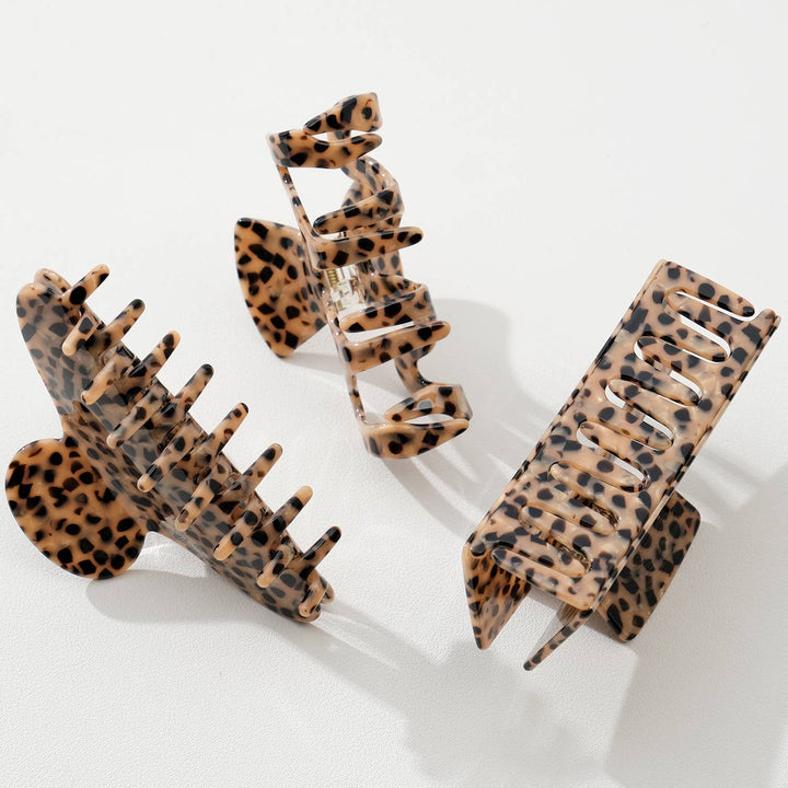 Wild Leopard Large - Assorted Claw Clips