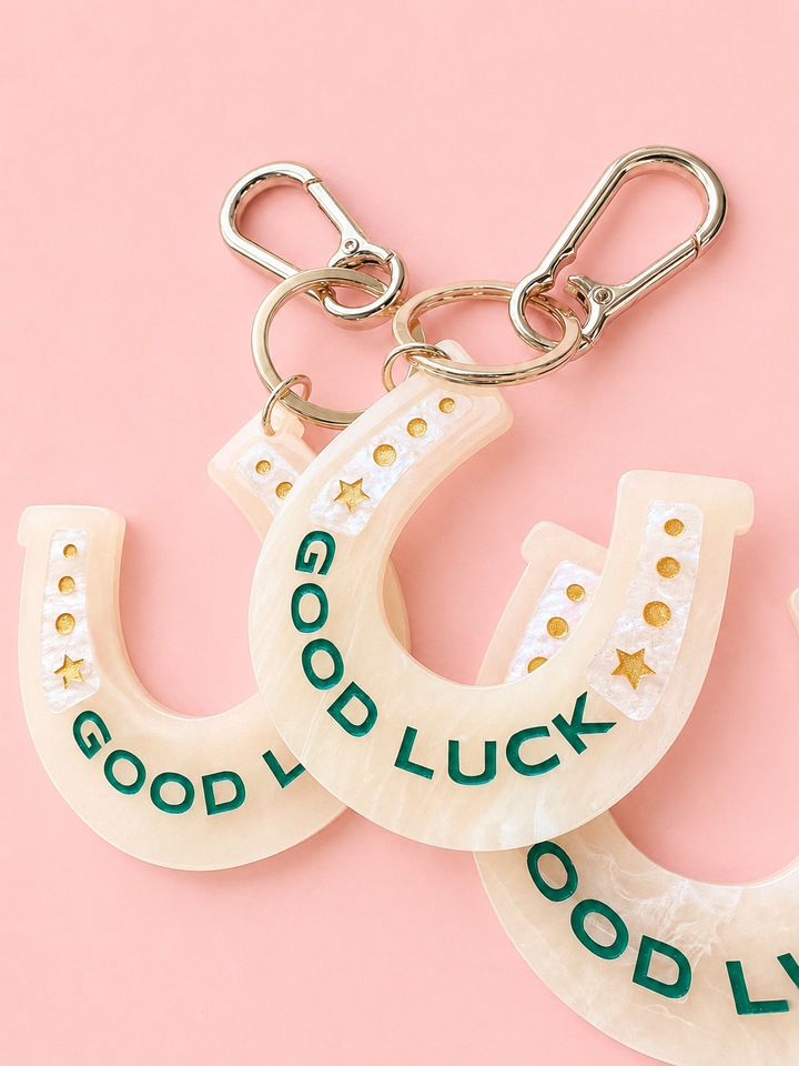 Keychain & Bag Charm-Good Luck Horseshoe
