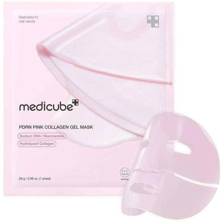 Medicube Sheet Mask-Salmon DNA PDRN Pink Collagen Jelly Gel Overnight Single Mask