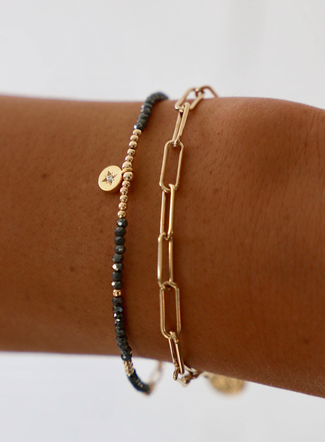 Bracelet-Beaded Star Medallion