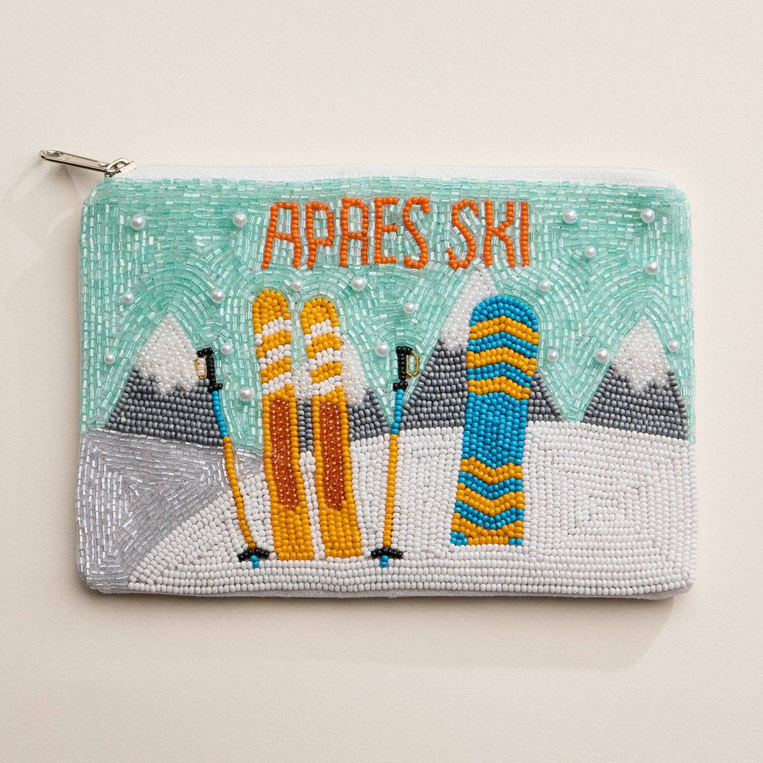 Beaded Apres All Day Ski Pouch