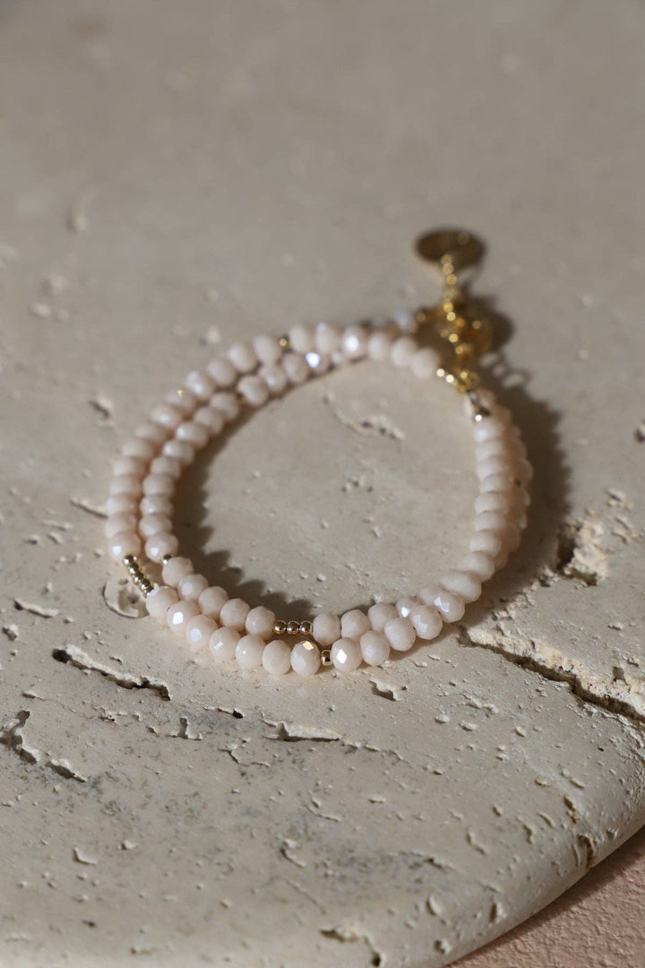 B1242G Bracelet-Blush Aura Wrap
