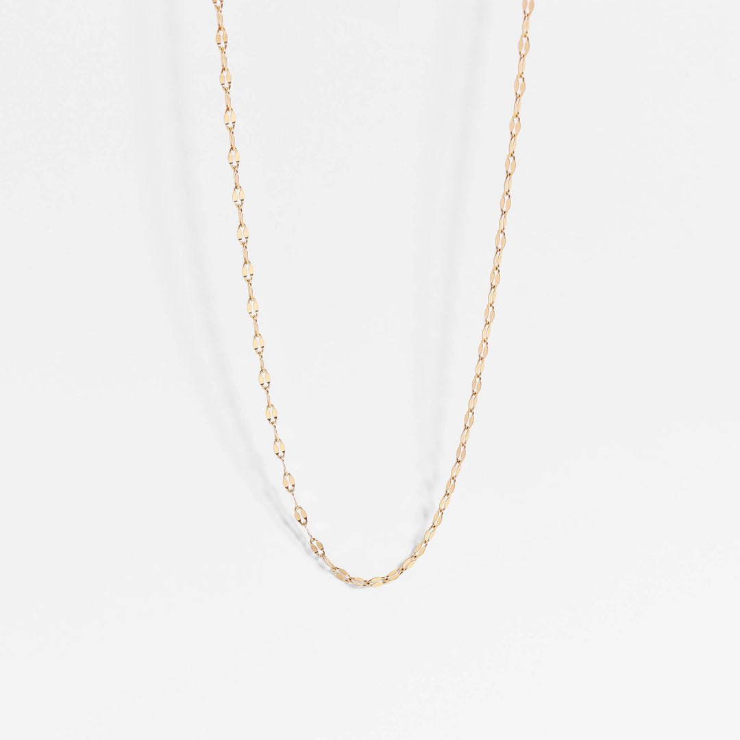Stainless Steel Lip Chain Necklace