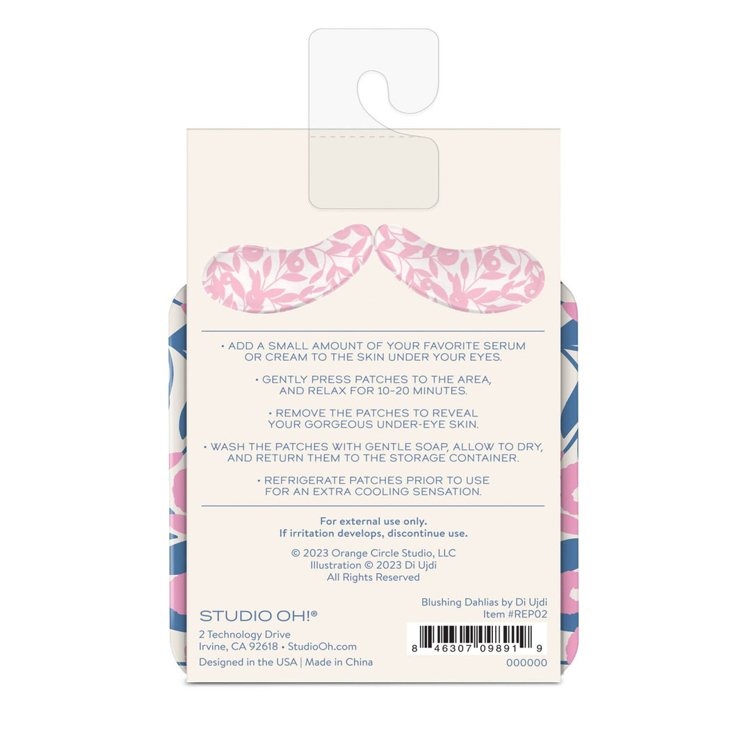 Reusable Under Eye Patches-Blushing Dahlias