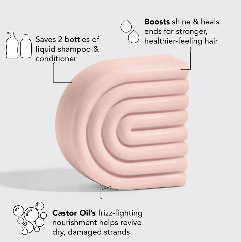 Solid Conditioner Bar-Castor Oil Nourishing Conditioner Bar