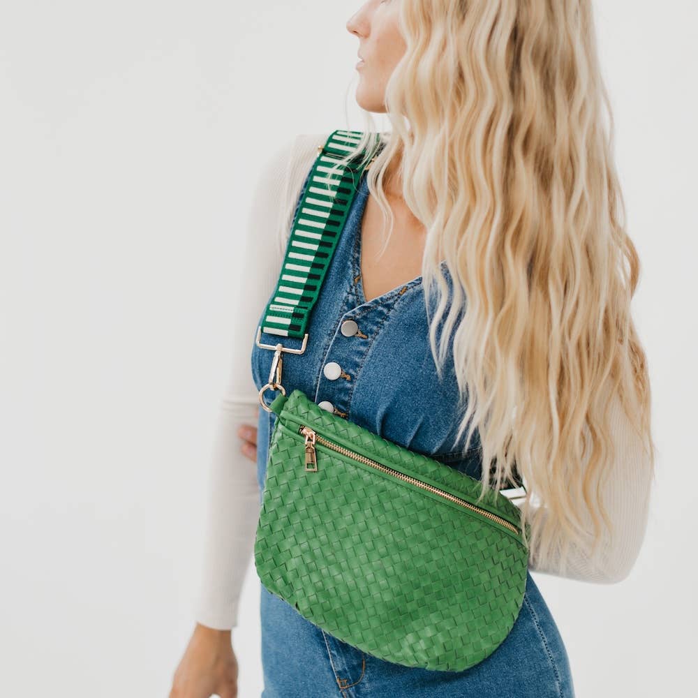 Bum Bag-Westlyn Woven Leather