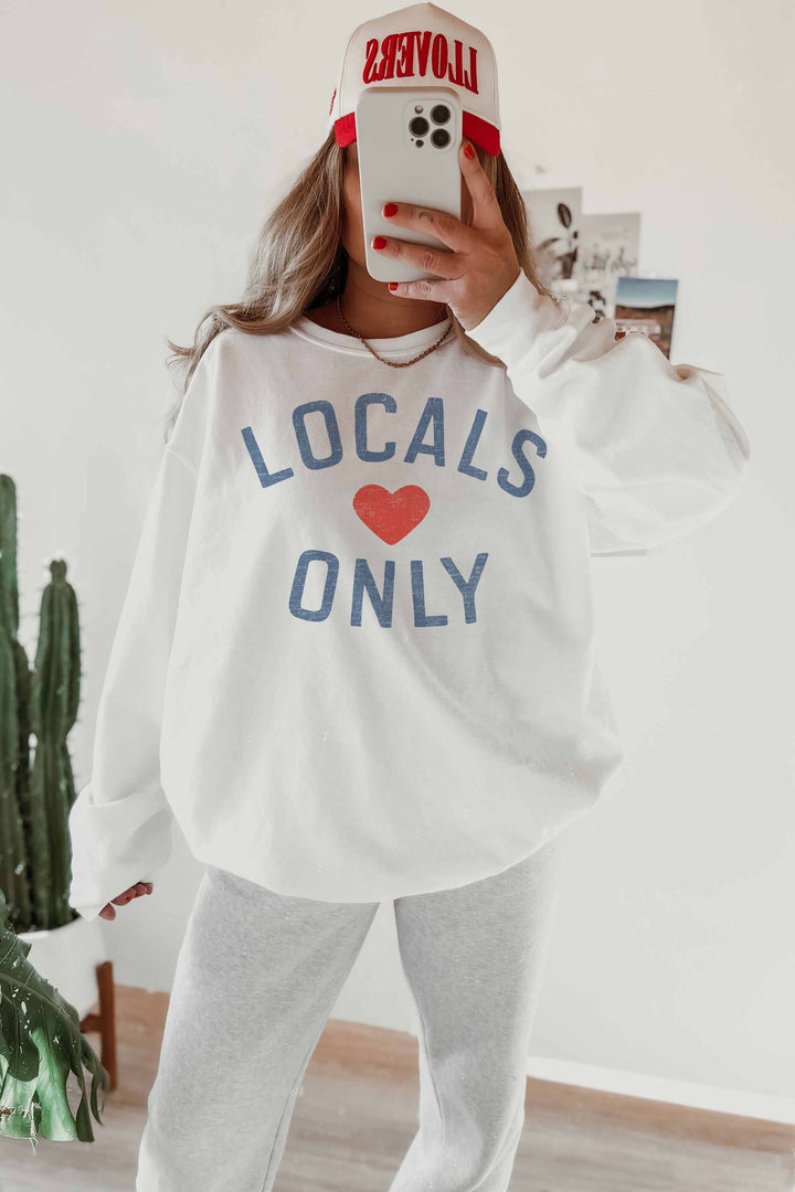 Oversized Sweatshirt-Locals Only