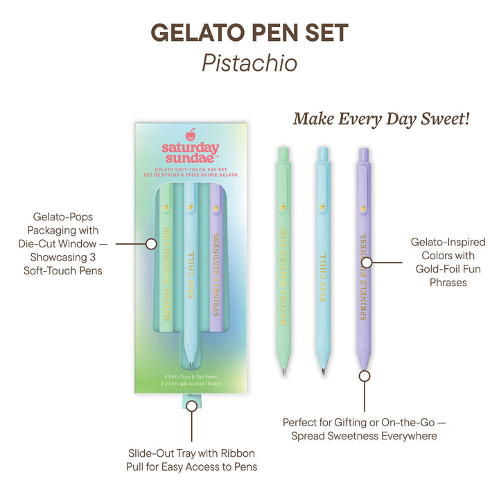 Pen Set-Pistachio Gelato