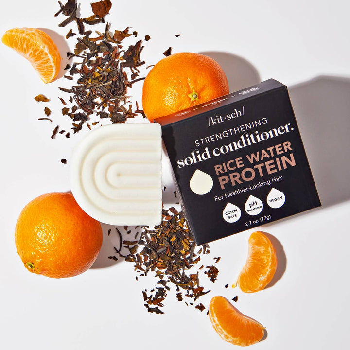 Solid Conditioner Bar-Rice Water Protein Conditioner Bar for Hair Growth