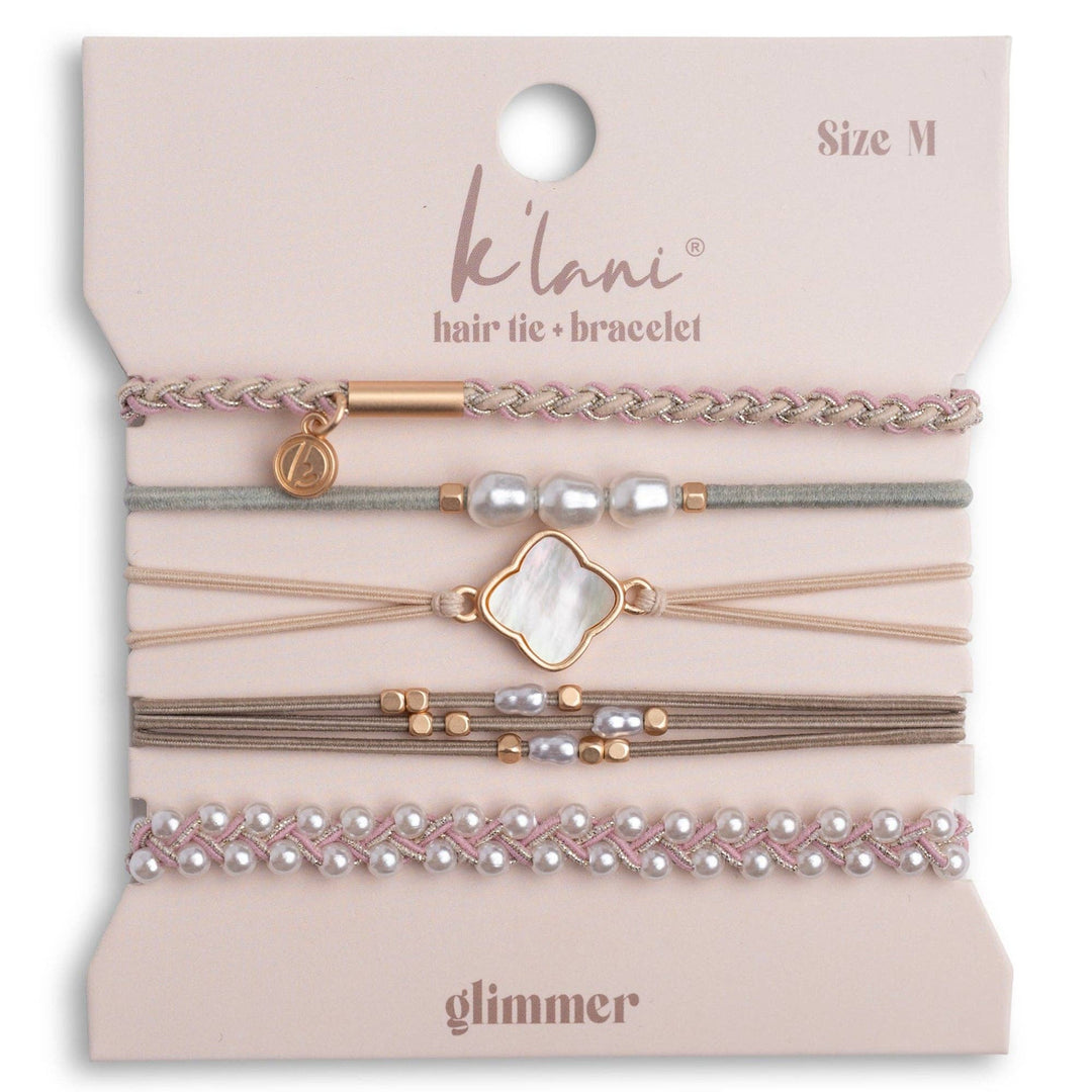 Hair Tie Bracelets-Glimmer