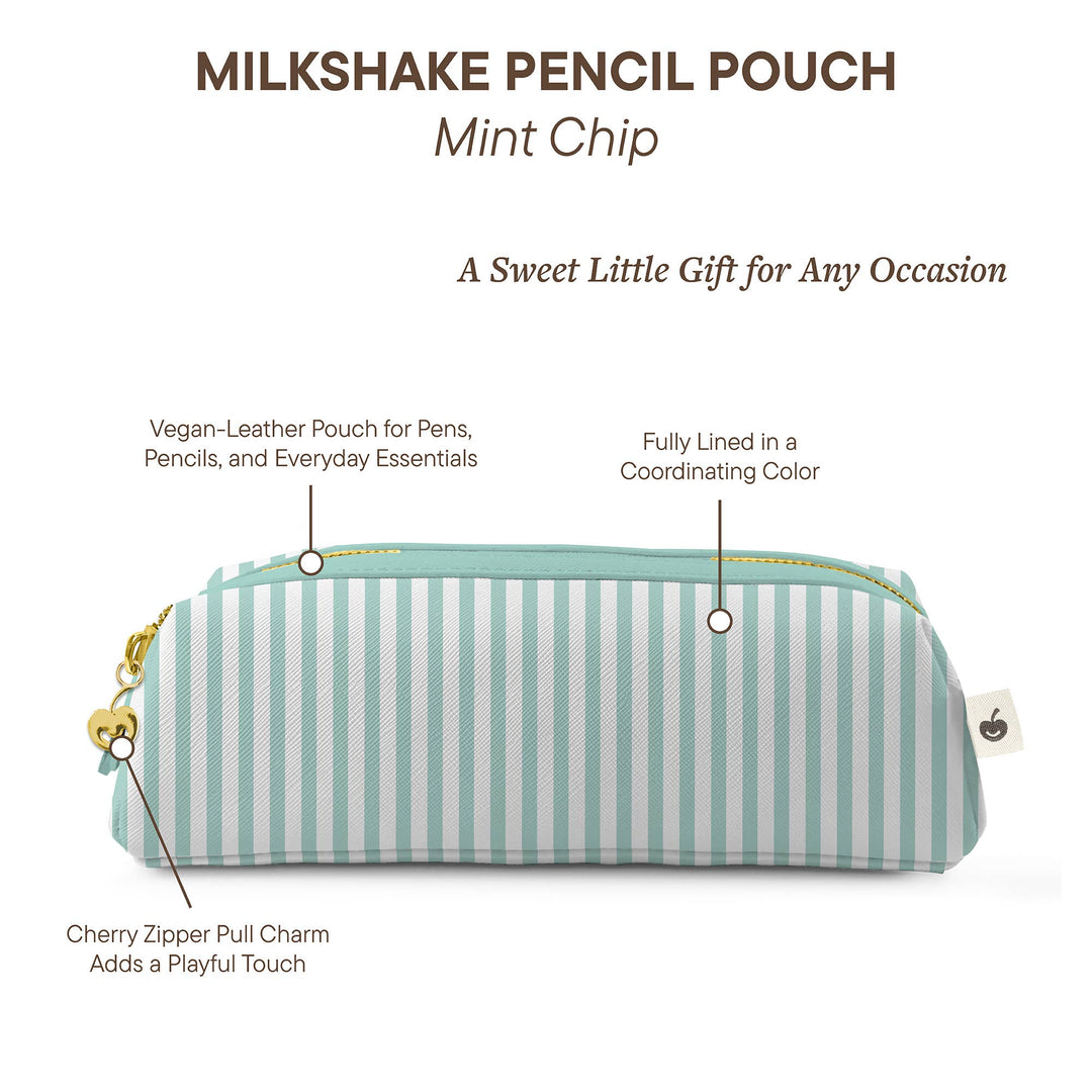 Pencil Pouch-Mint Chip Milkshake