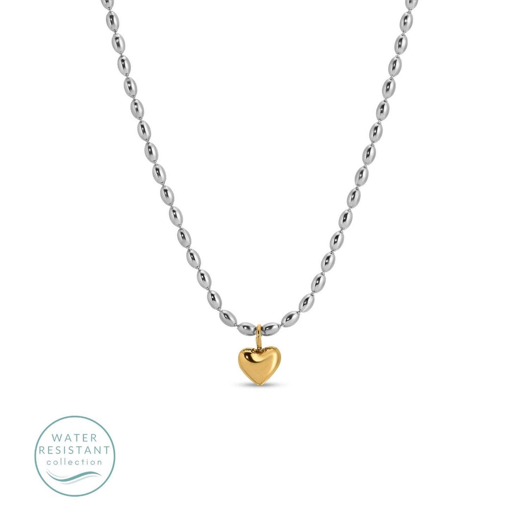 Necklace-Petite Heart Water Resistant