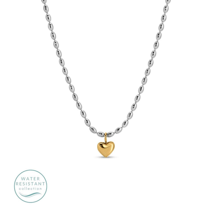 Necklace-Petite Heart Water Resistant