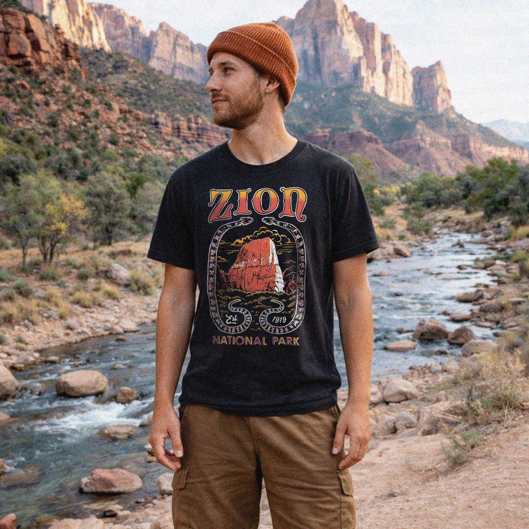 Zion National Park Unisex T-shirt - USA Made| 100% Cotton