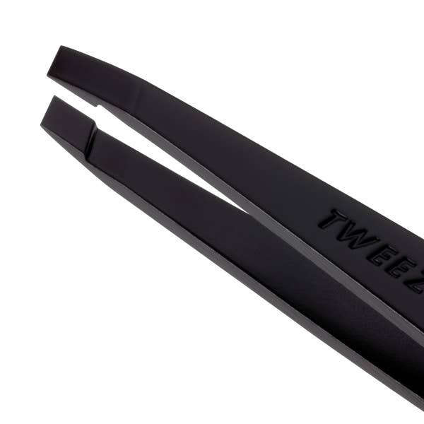 Retail-Black Matte Slant Tweezer