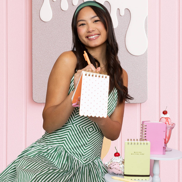 Mini Notepad-Tutti-Frutti Spumoni Swirls