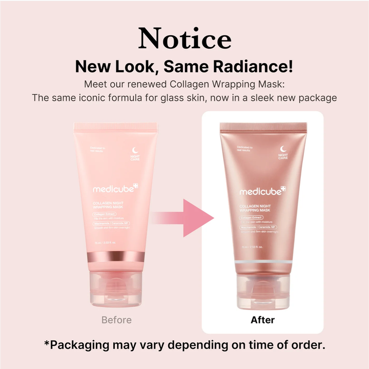 Medicube Wrapping Mask-Collagen Overnight Wrapping Peel Off Facial Mask 75ml
