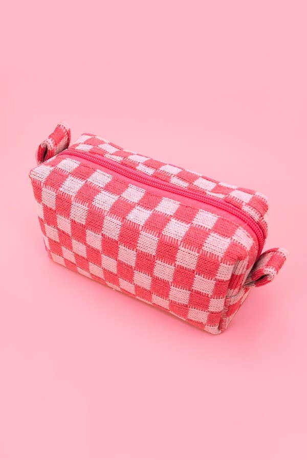 Cosmetic Pouch-Checker Makeup