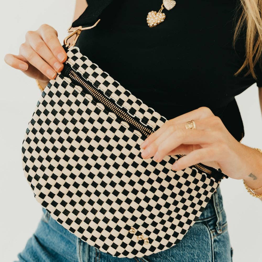 Bum Bag-Westlyn Woven Leather