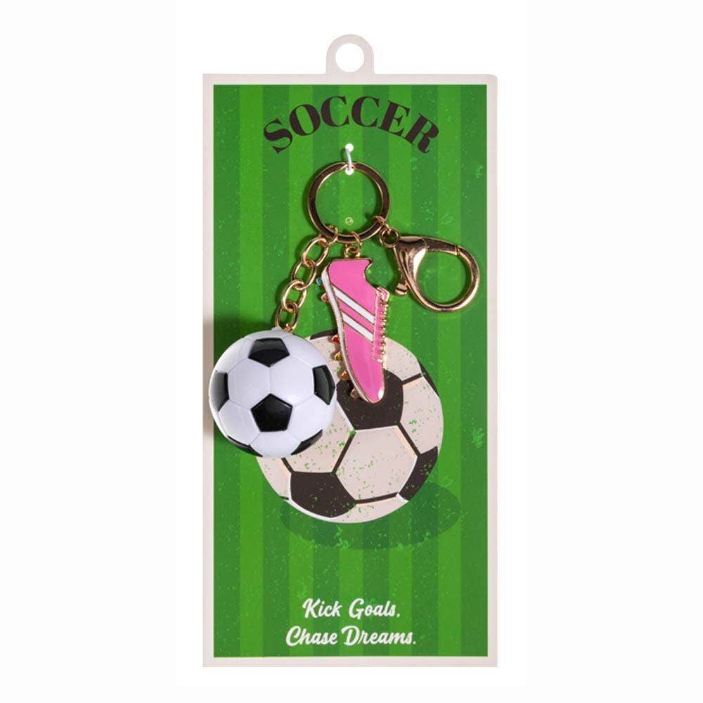 Keychain Bag Charm-Soccer Ball Shoes Charm