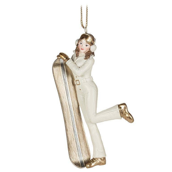 Ornament-Snowboarder Gal