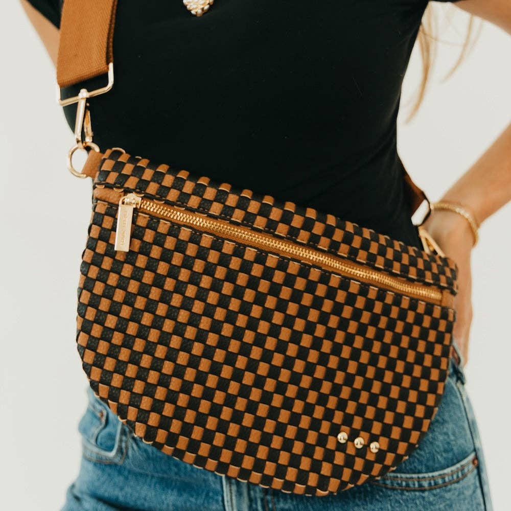 Bum Bag-Westlyn Woven Leather