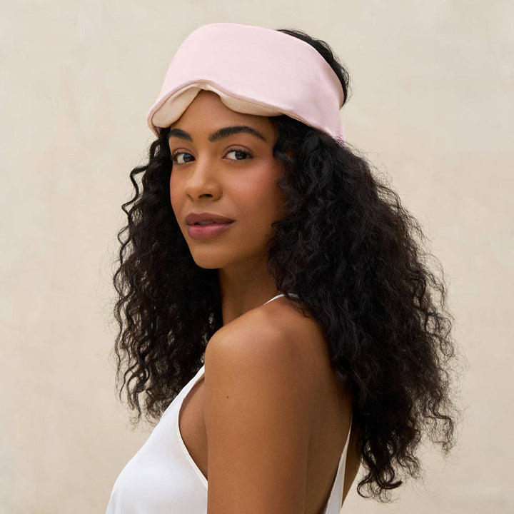 Contour Pillow Eye Mask-Blush
