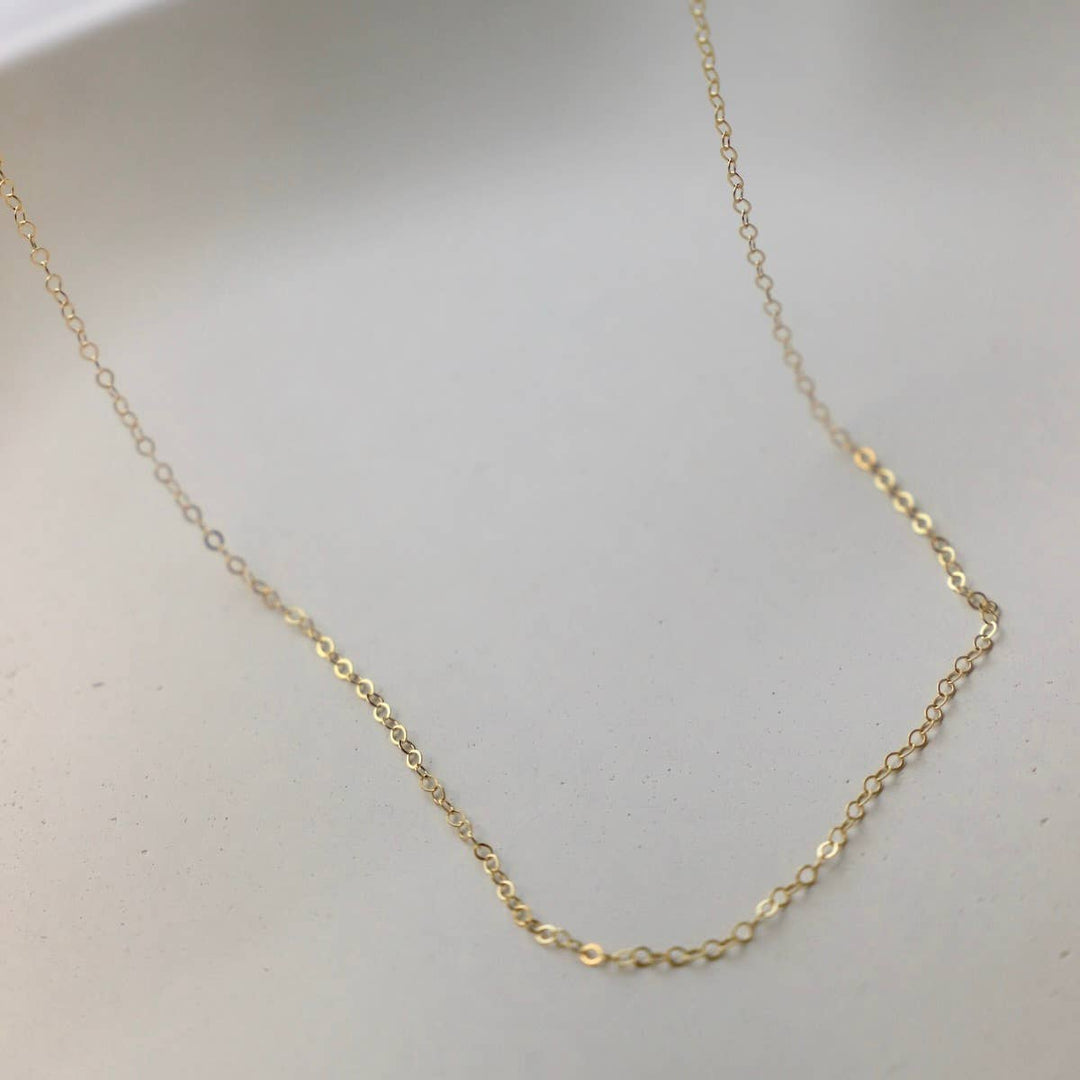 CN1502G Gold Necklace-Cable Chain