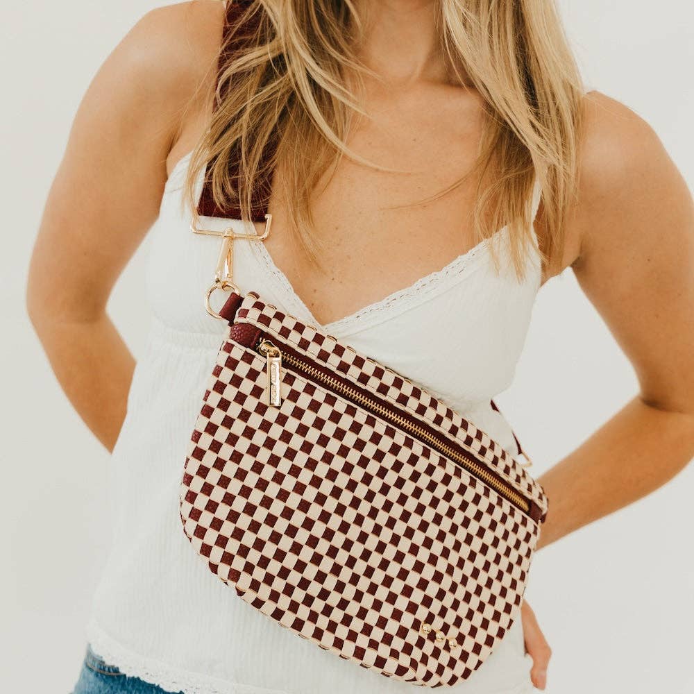 Bum Bag-Westlyn Woven Leather