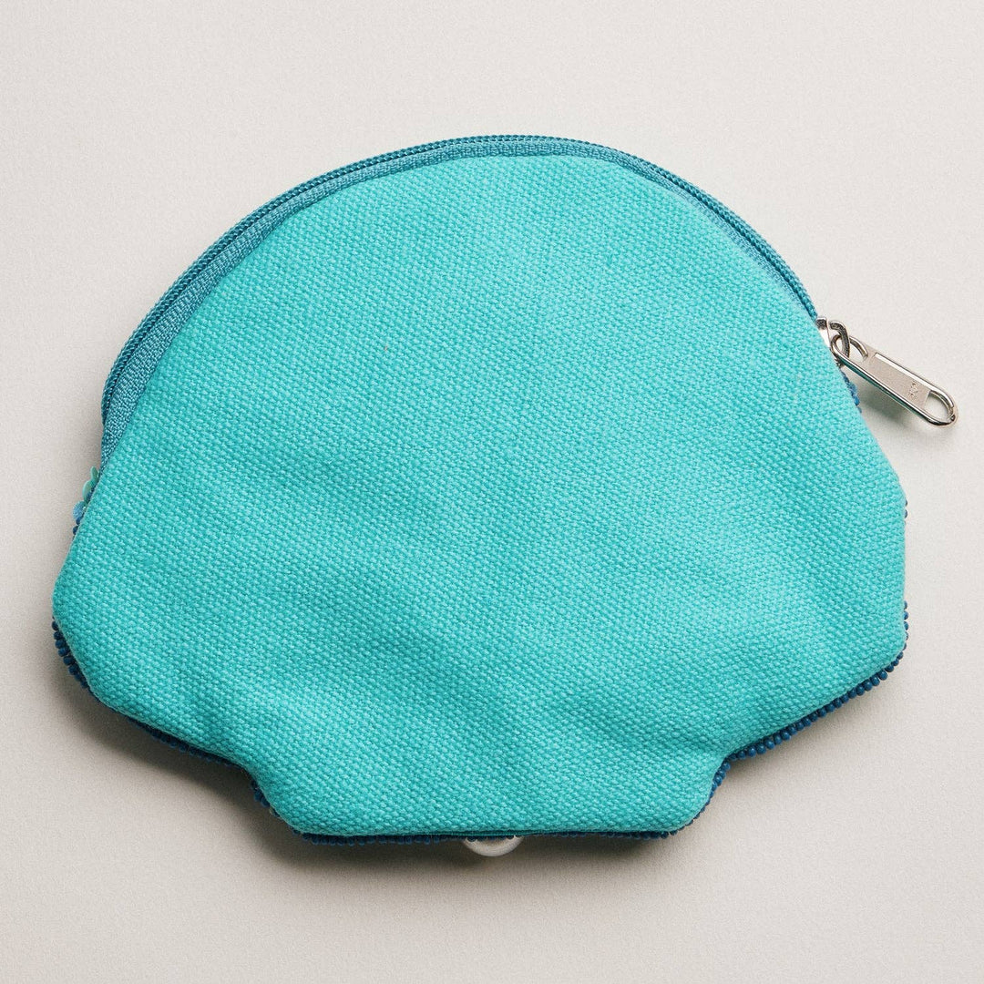 Beaded Coin Purse-Seashell with Pearl Accent