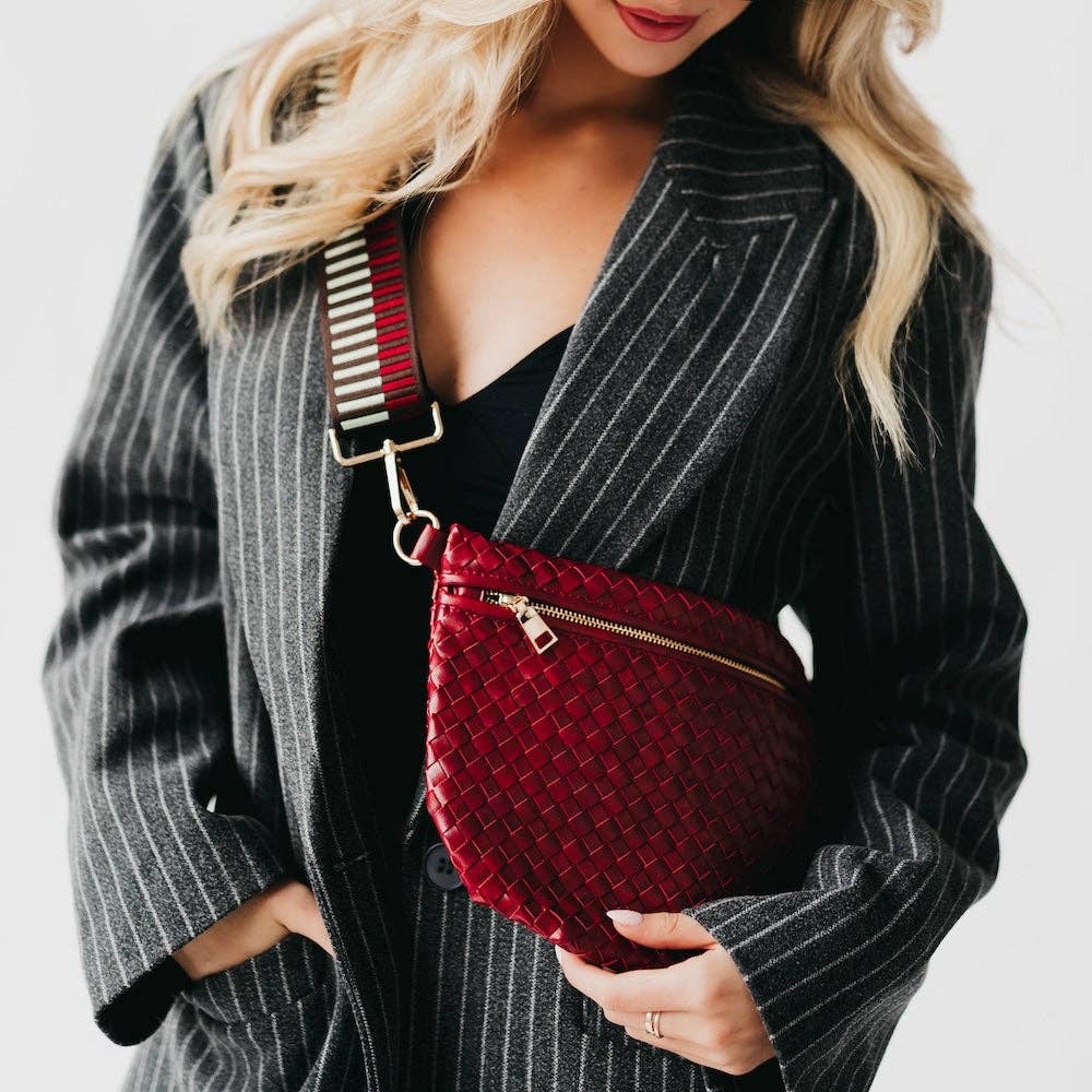 Bum Bag-Westlyn Woven Leather