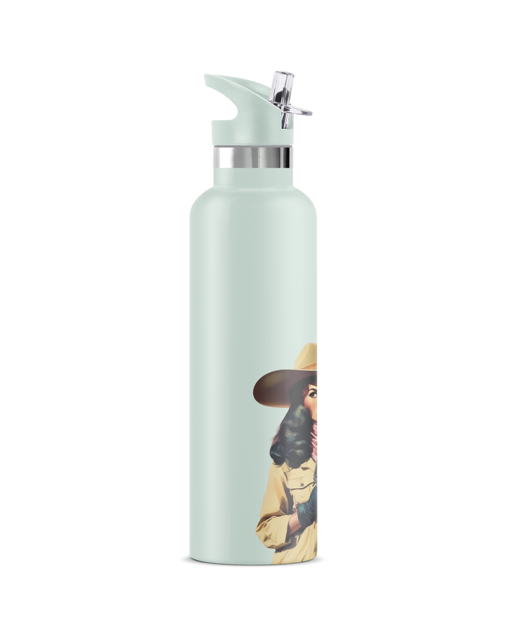 BANDIT | Vintage Pin-Up Bandit Insulated Water Bottle 25 oz-Jade
